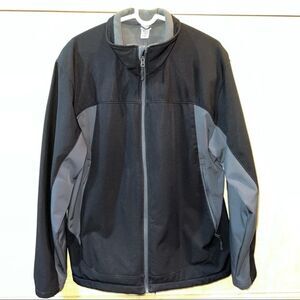 C9 by Champion Black & Gray Colorblock Fleece Jacket - Men's XL